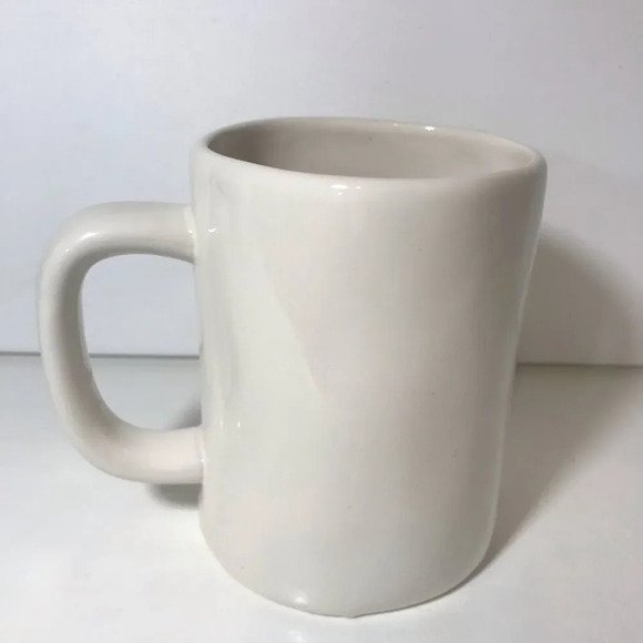 Rae Dunn Mug MERRY Magenta Red Script 1st Edition - Picture 3 of 8